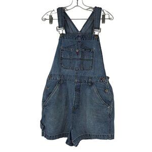 STEPHEN HARDY - WOMEN'S LARGE - 100% COTTON BLUE DENIM SQUEEZE ROMPER OVERALLS